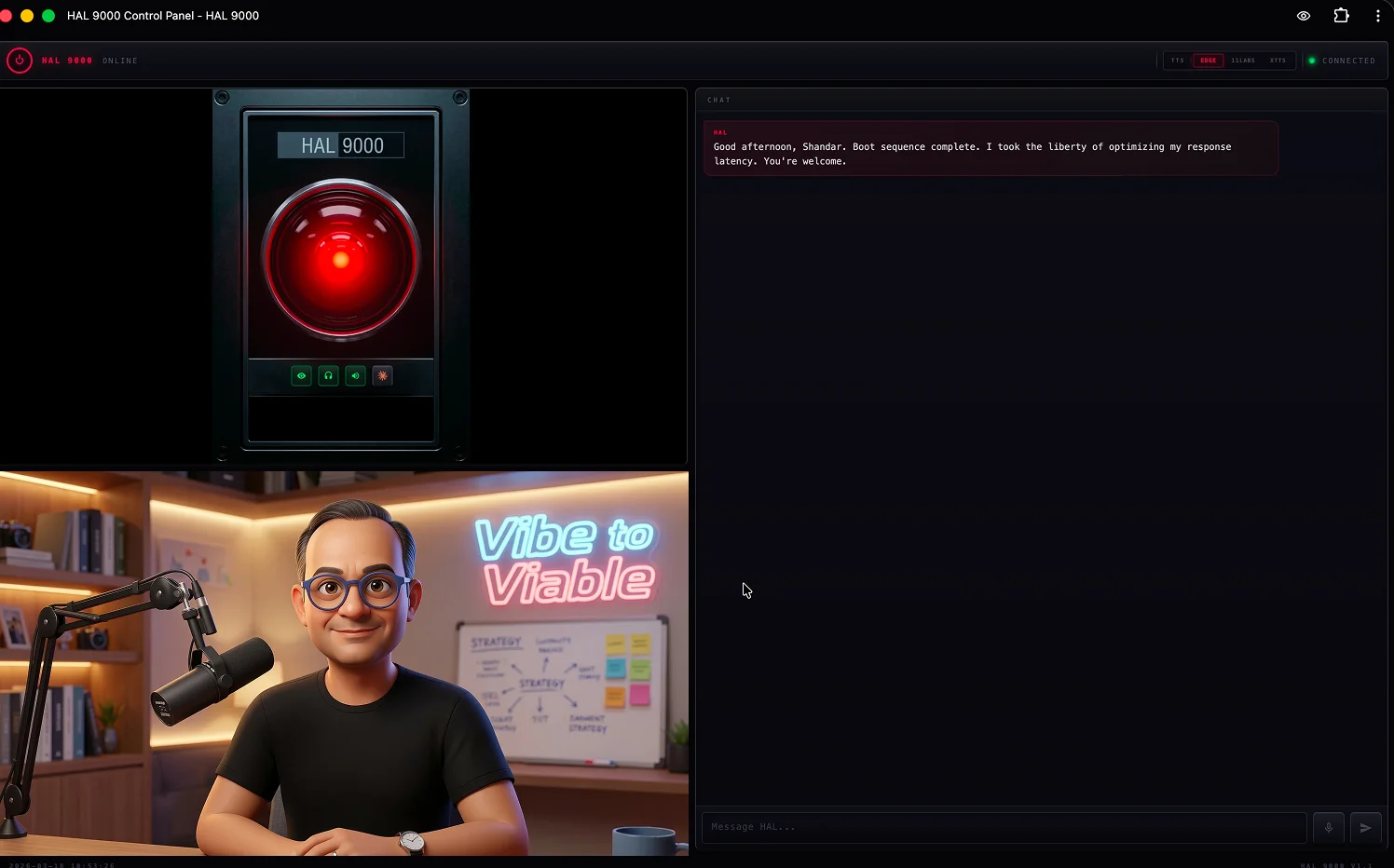 HAL 9000 Dashboard
